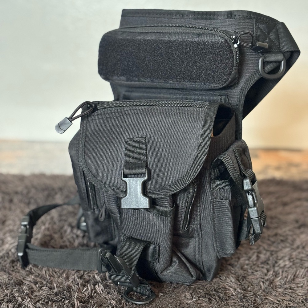 Tactical Black Men's Bag
